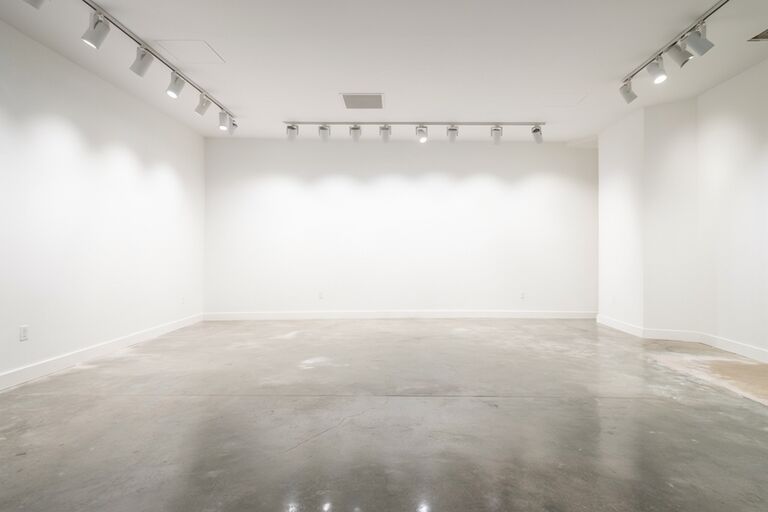 Completely empty clean retail storefront ready for new tenant buildout