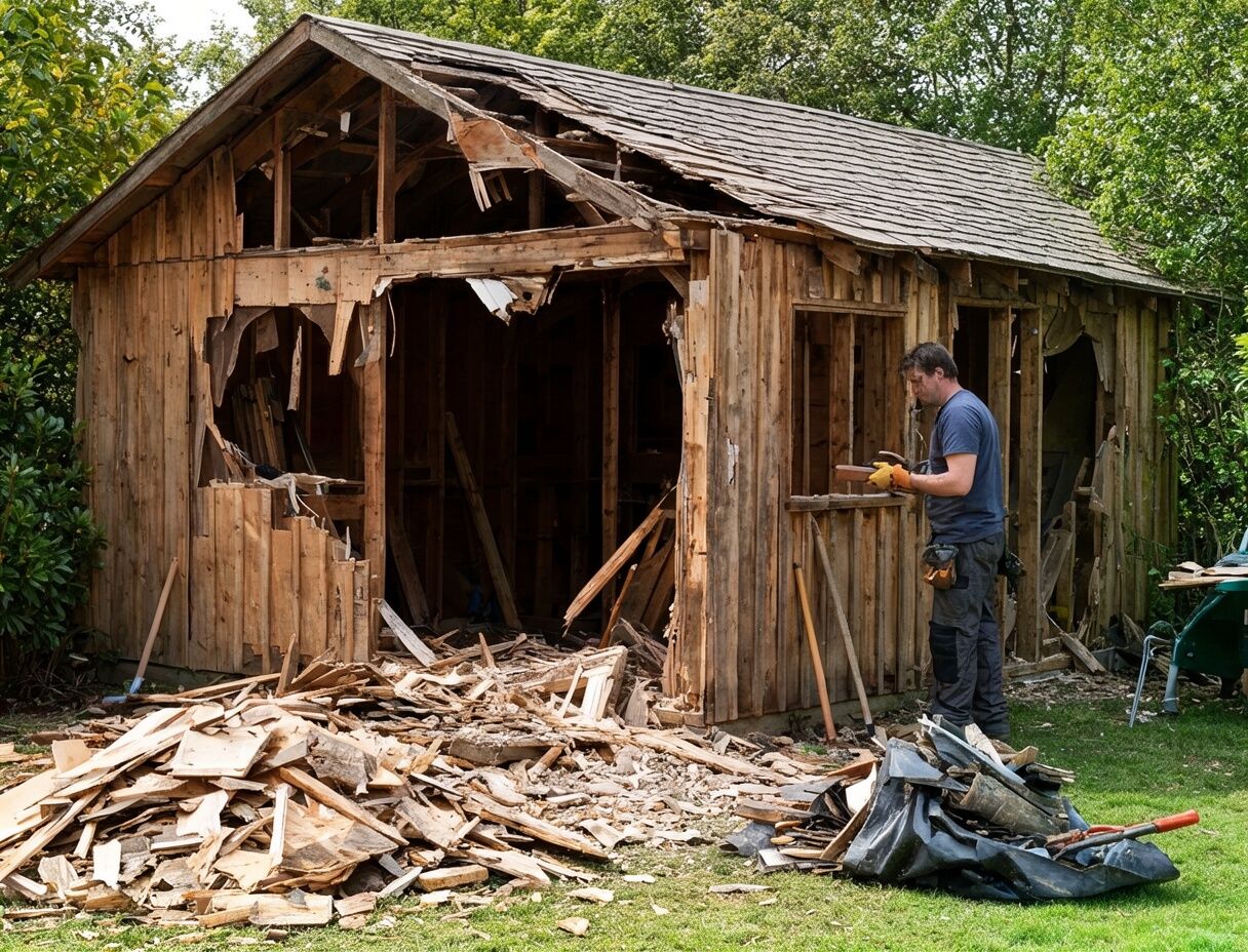 Shed Removal & Demolition Services in NYC
